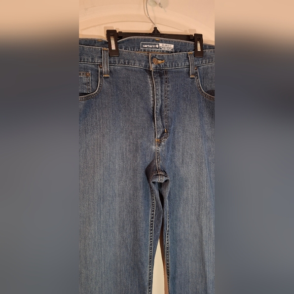 Carhartt denim jeans men's 38 x 34 relaxed fit blue - Picture 2 of 8